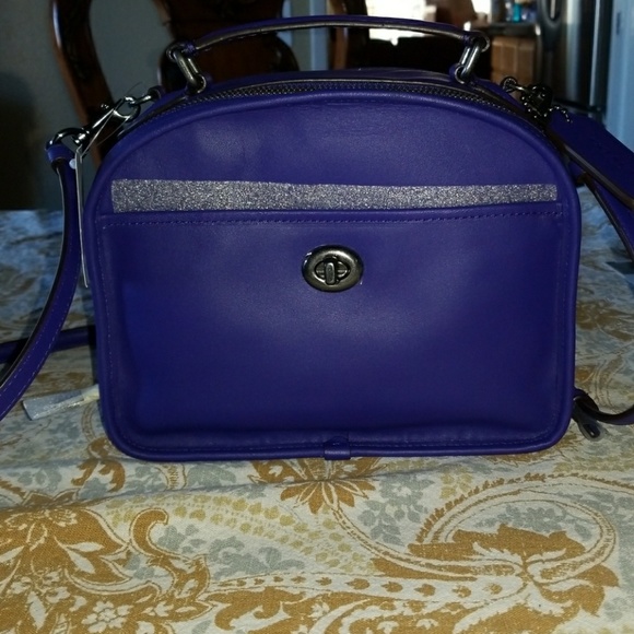 🎉SOLD🎉 Coach Retro Leather lunch pail purse - Picture 6 of 6